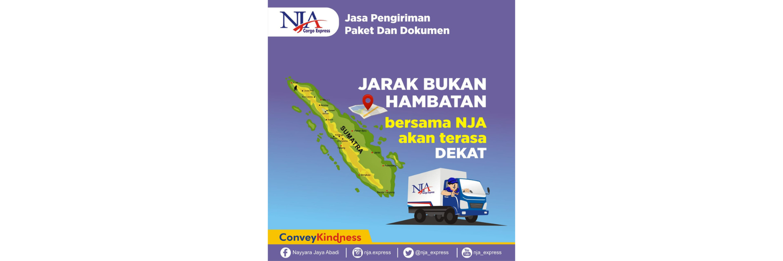 Operasional Terganggu Akibat Jalan Putus, NJA Express Pastikan Paket Pelanggan Tetap Aman